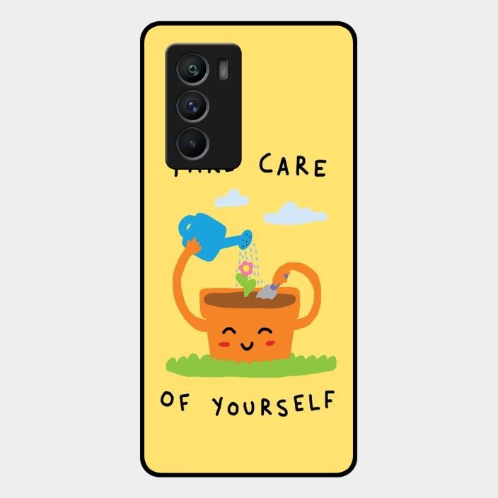Take Care Glossy Metal Case Cover For Iqoo 9 Se 5G