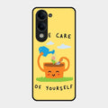 Take Care Glossy Metal Case Cover For Iqoo Z10 Lite