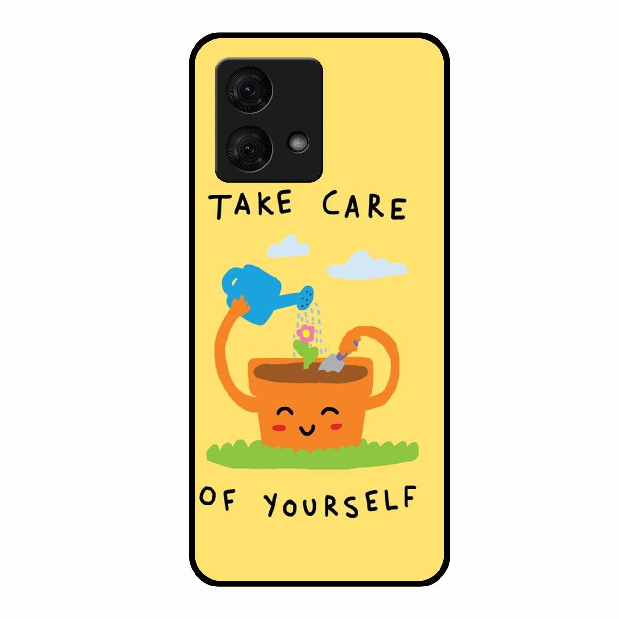 Take Care Glossy Metal Case Cover For Motorola g84 5G