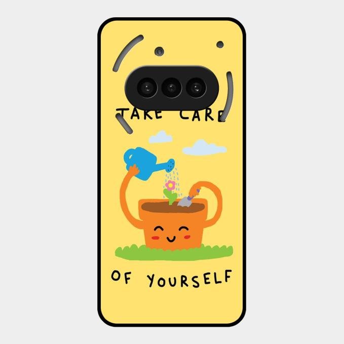 Take Care Glossy Metal Case Cover For Nothing Phone 3A 5G