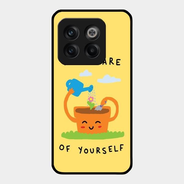 Take Care Glossy Metal Case Cover For Oneplus 10T 5G