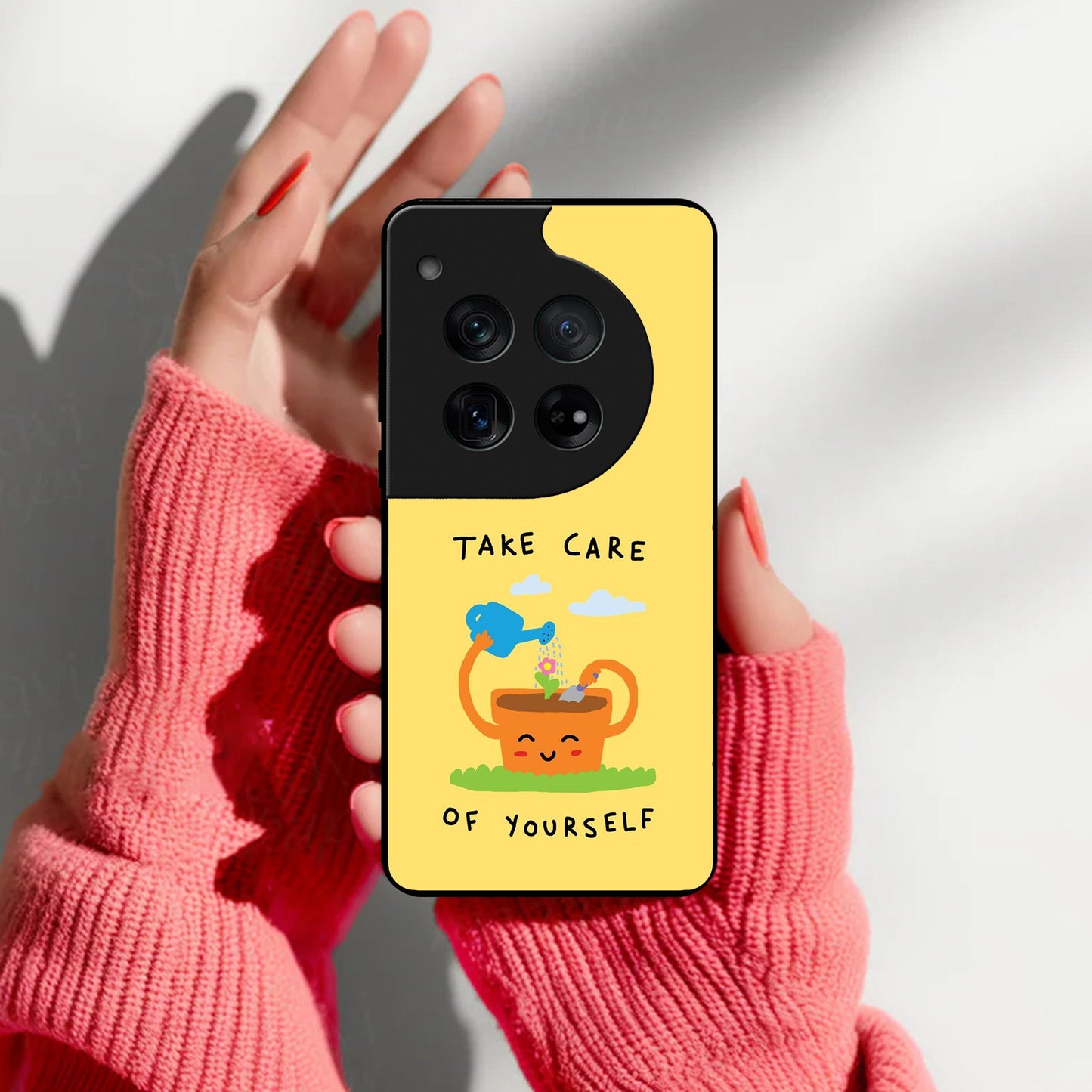 Take Care Glossy Metal Case Cover For OnePlus