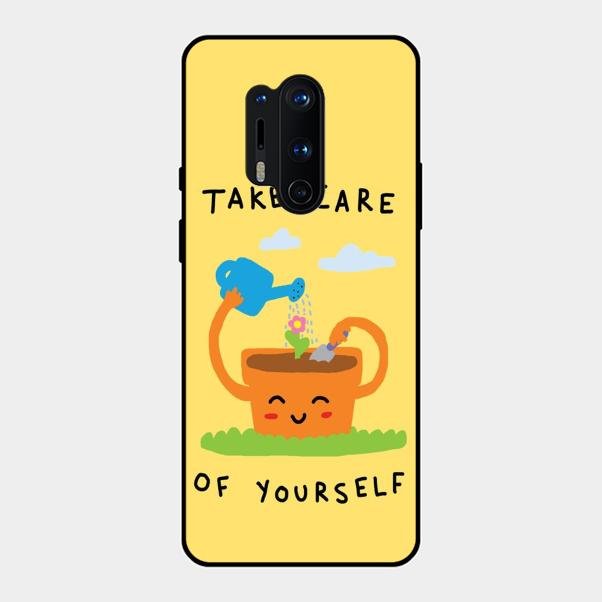 Take Care Glossy Metal Case Cover For Oneplus 8 Pro