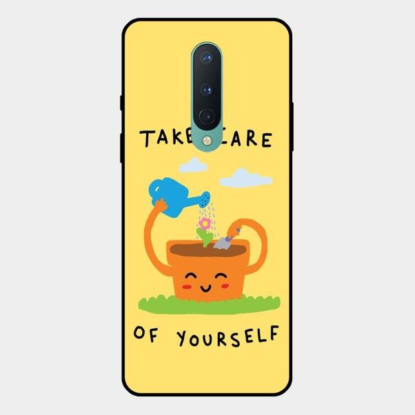 Take Care Glossy Metal Case Cover For Oneplus 8