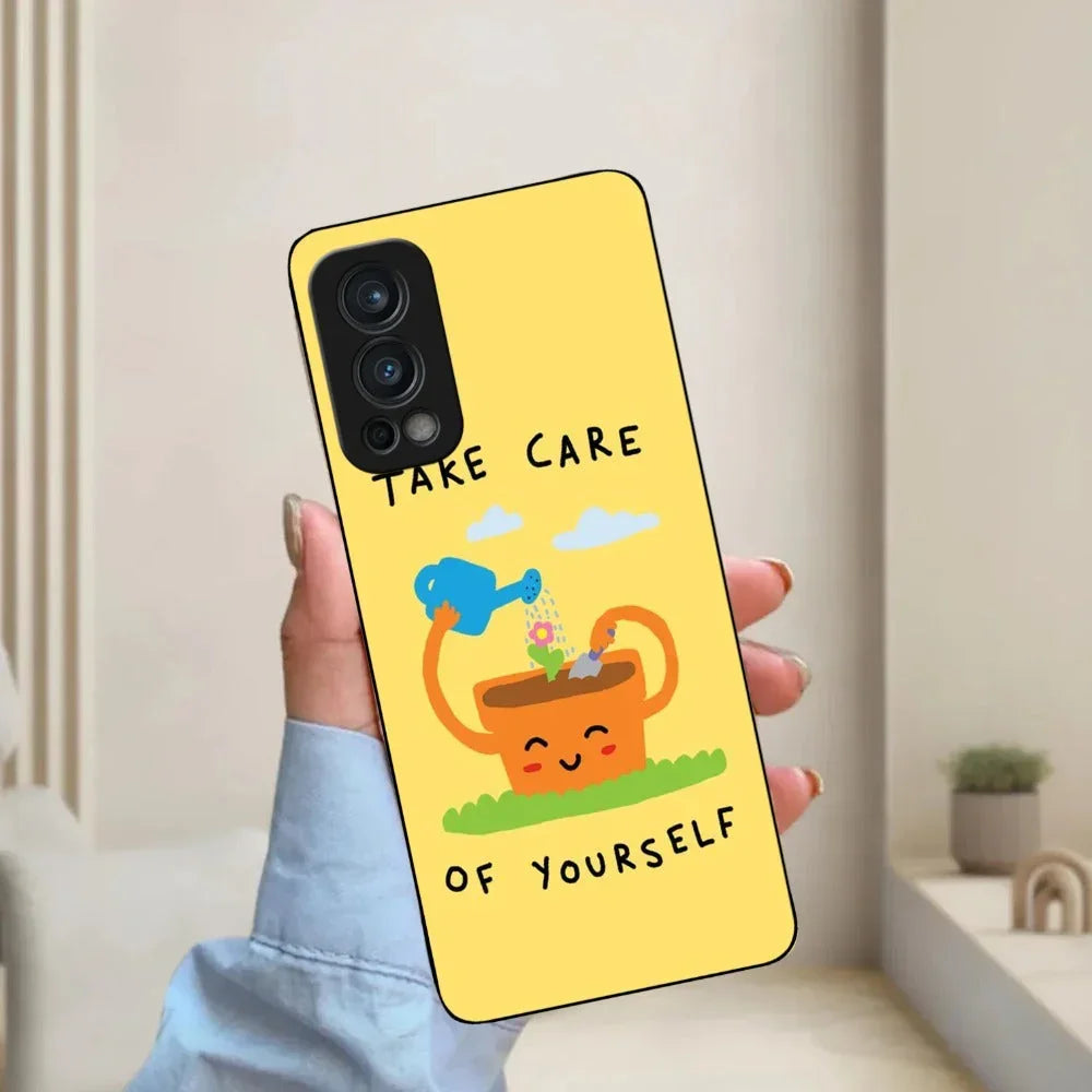 Take Care Glossy Metal Case Cover For OnePlus - ShopOnCliQ