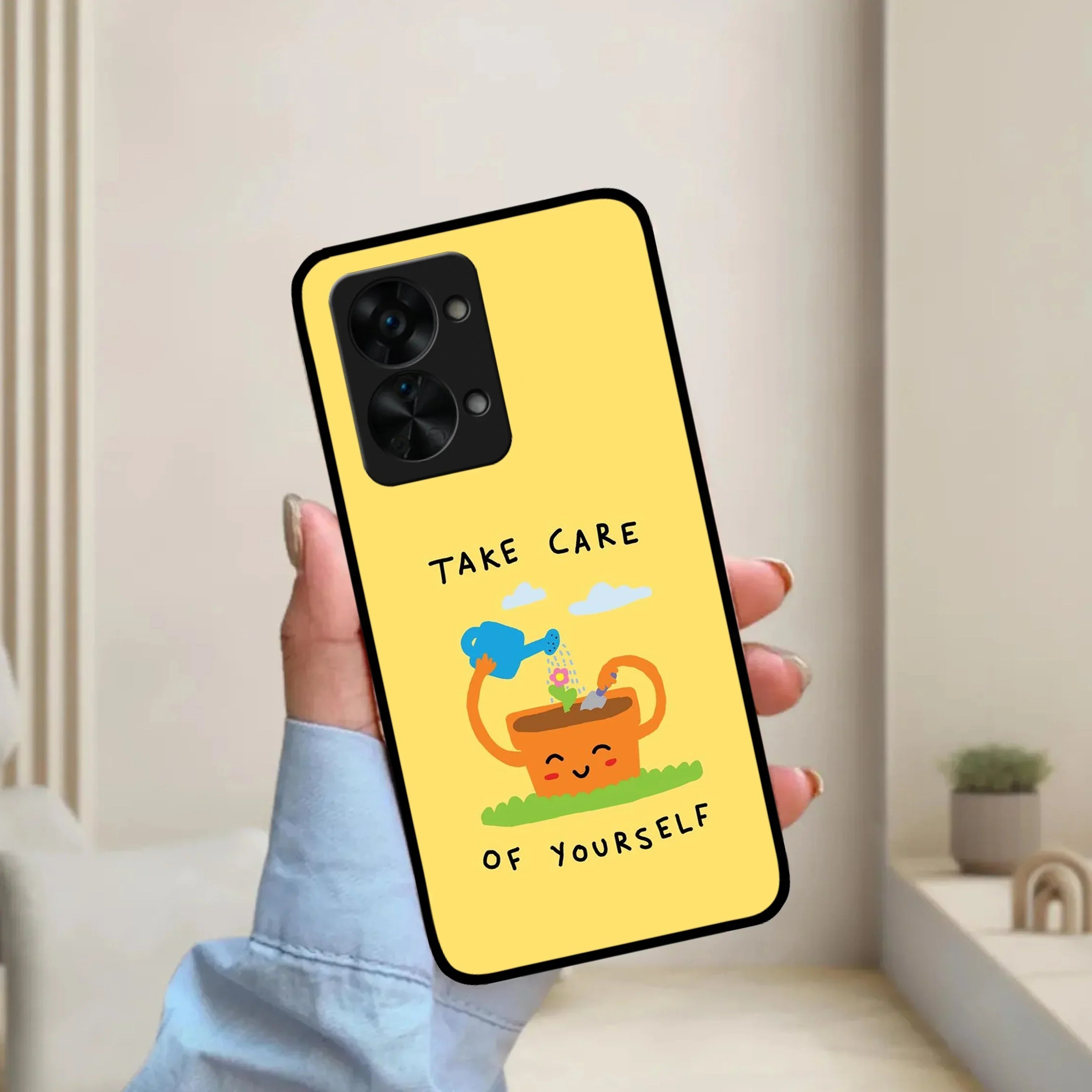 Take Care Glossy Metal Case Cover For OnePlus - ShopOnCliQ