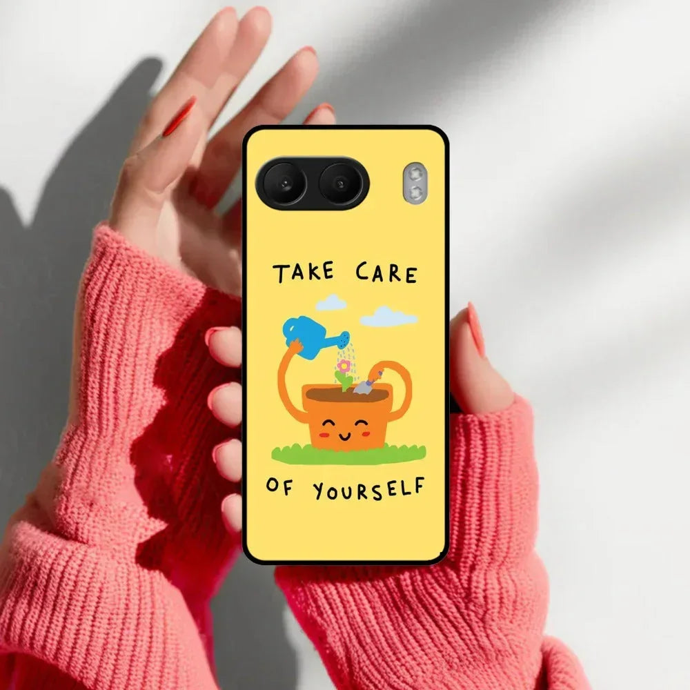 Take Care Glossy Metal Case Cover For OnePlus - ShopOnCliQ