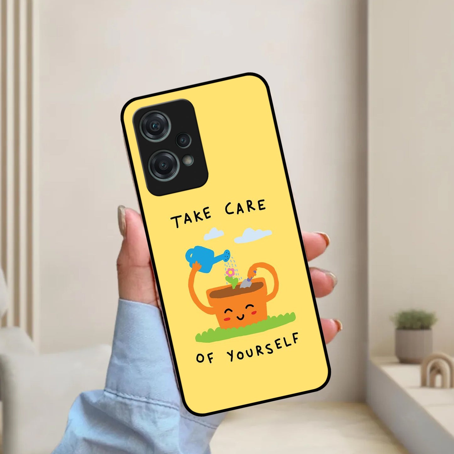 Take Care Glossy Metal Case Cover For OnePlus