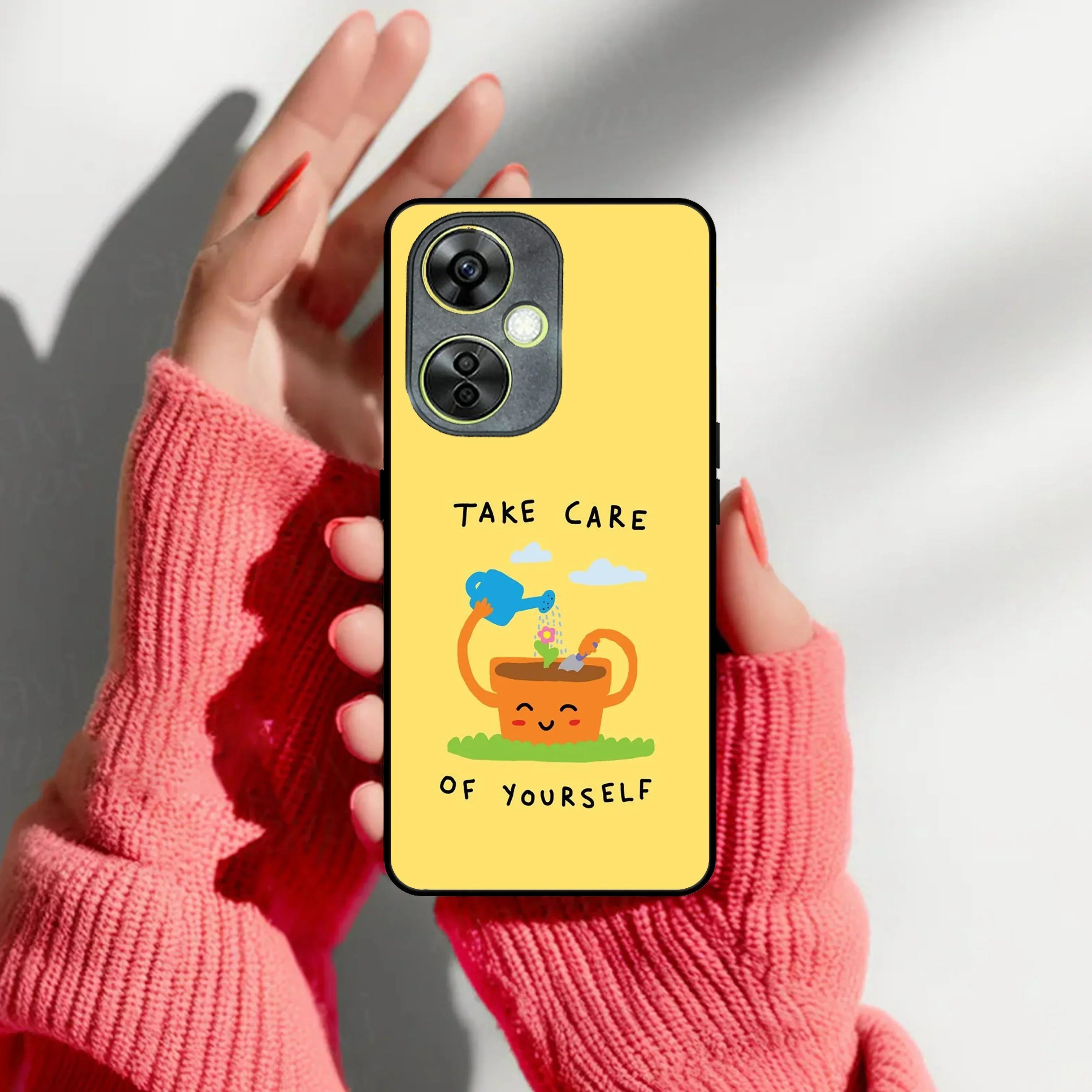 Take Care Glossy Metal Case Cover For OnePlus - ShopOnCliQ