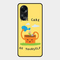 Take Care Glossy Metal Case Cover For Oppo A58
