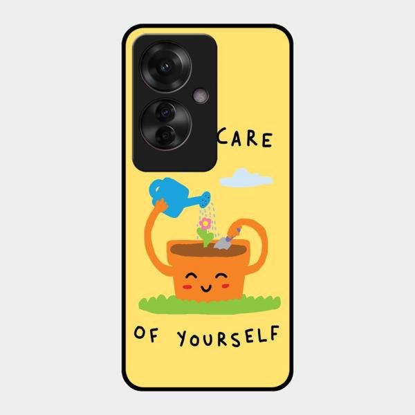 Take Care Glossy Metal Case Cover For Oppo F25 Pro 5G