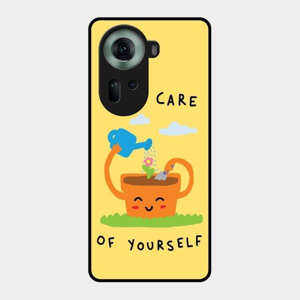 Take Care Glossy Metal Case Cover For Oppo Reno 11 5G
