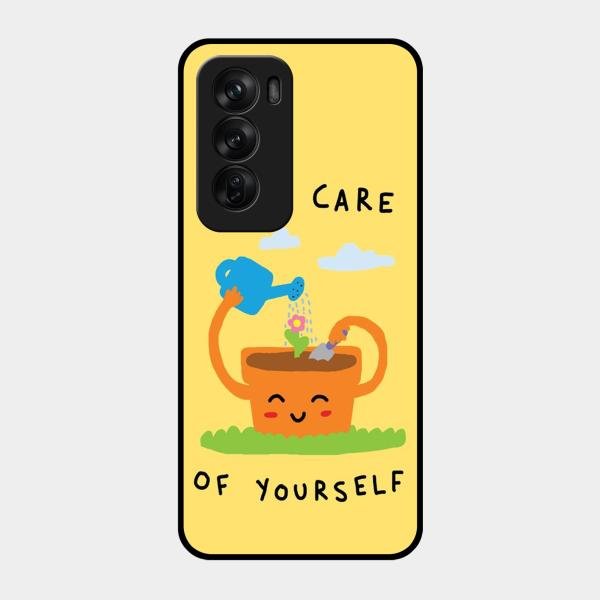 Take Care Glossy Metal Case Cover For Oppo Reno 12 Pro 5G
