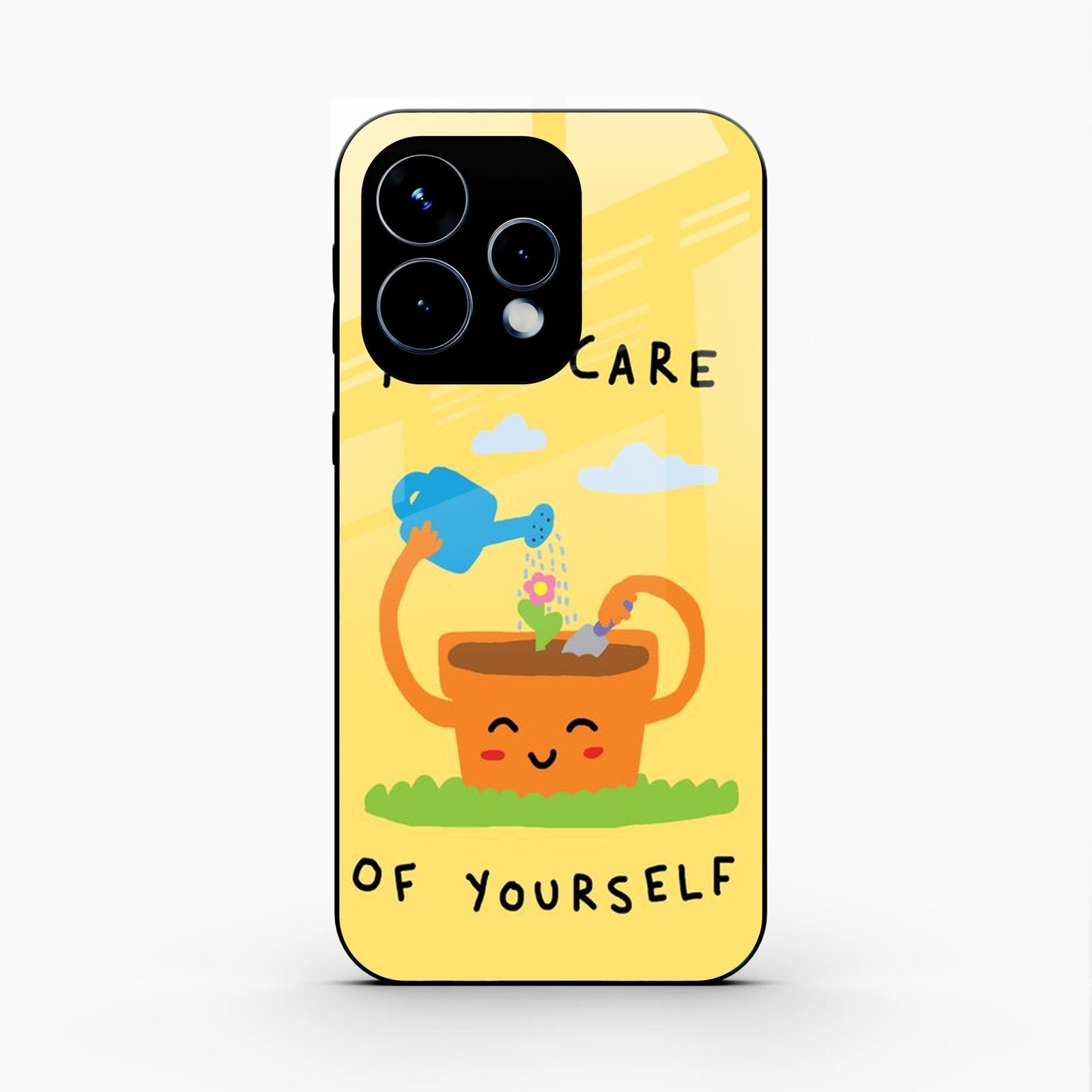 Take Care Glossy Metal Case Cover For Oppo Reno 15 5G