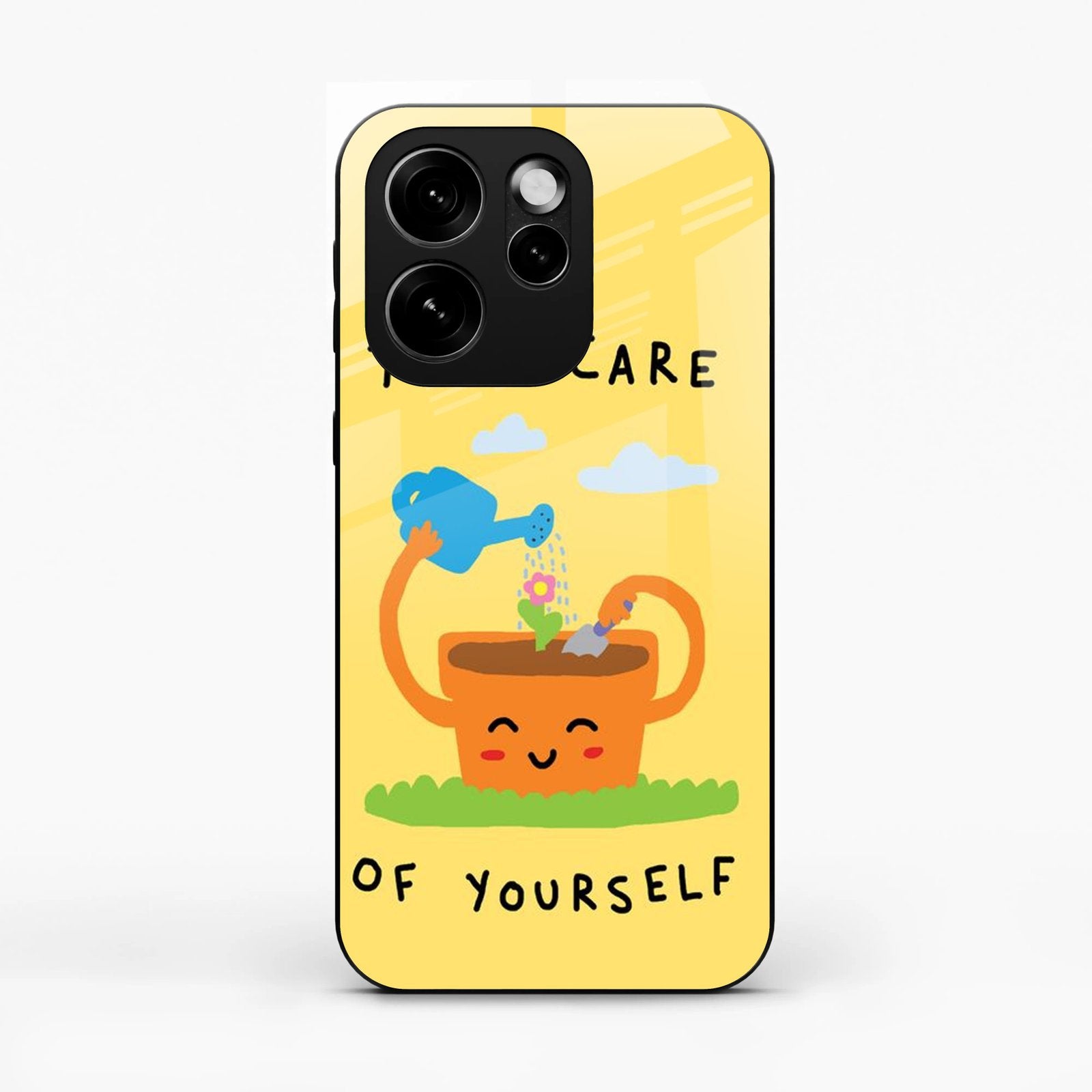 Take Care Glossy Metal Case Cover For Oppo Reno15 Pro 5G