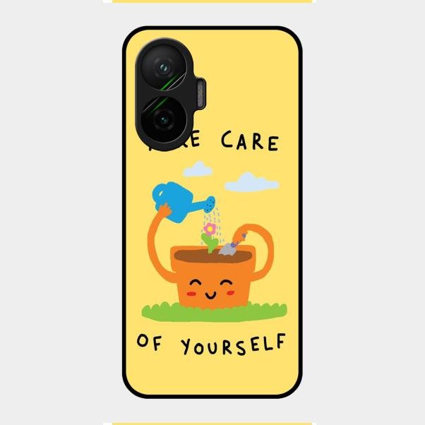 Take Care Glossy Metal Case Cover For Poco F7 5G