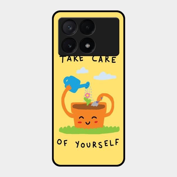 Take Care Glossy Metal Case Cover For Poco X6 Pro 5G