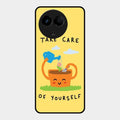 Take Care Glossy Metal Case Cover For Realme 11X 5G
