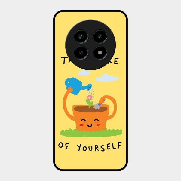 Take Care Glossy Metal Case Cover For Realme 13 Pro 5G