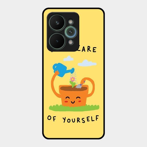Take Care Glossy Metal Case Cover For Realme 15 Pro 5G