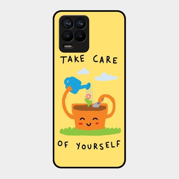 Take Care Glossy Metal Case Cover For Realme 8 Pro
