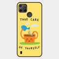 Take Care Glossy Metal Case Cover For Realme C21Y