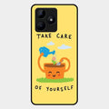 Take Care Glossy Metal Case Cover For Realme C53