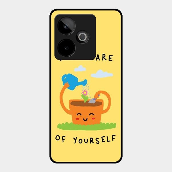 Take Care Glossy Metal Case Cover For Realme Gt 7T 5G