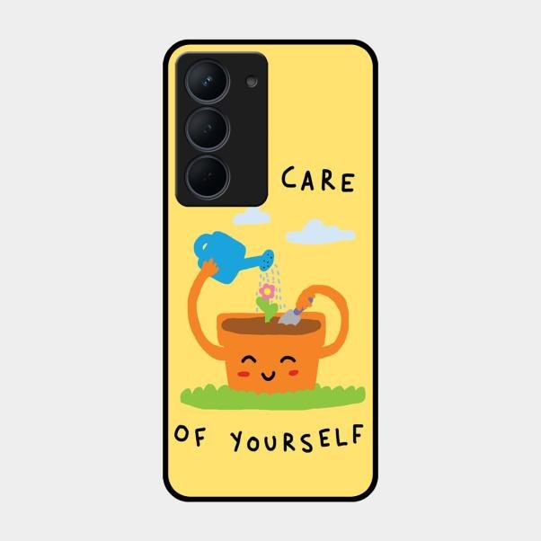 Take Care Glossy Metal Case Cover For Realme Narzo 80X 5G