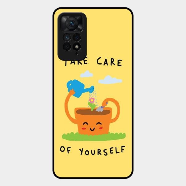 Take Care Glossy Metal Case Cover For Redmi Note 11 Pro 5G