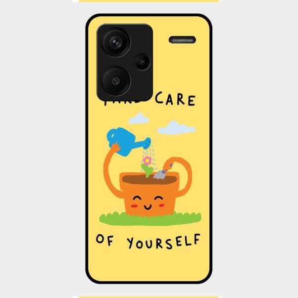 Take Care Glossy Metal Case Cover For Redmi Note 13 Pro Plus 5G