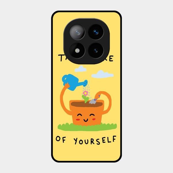 Take Care Glossy Metal Case Cover For Redmi Note 14 Pro Plus 5G