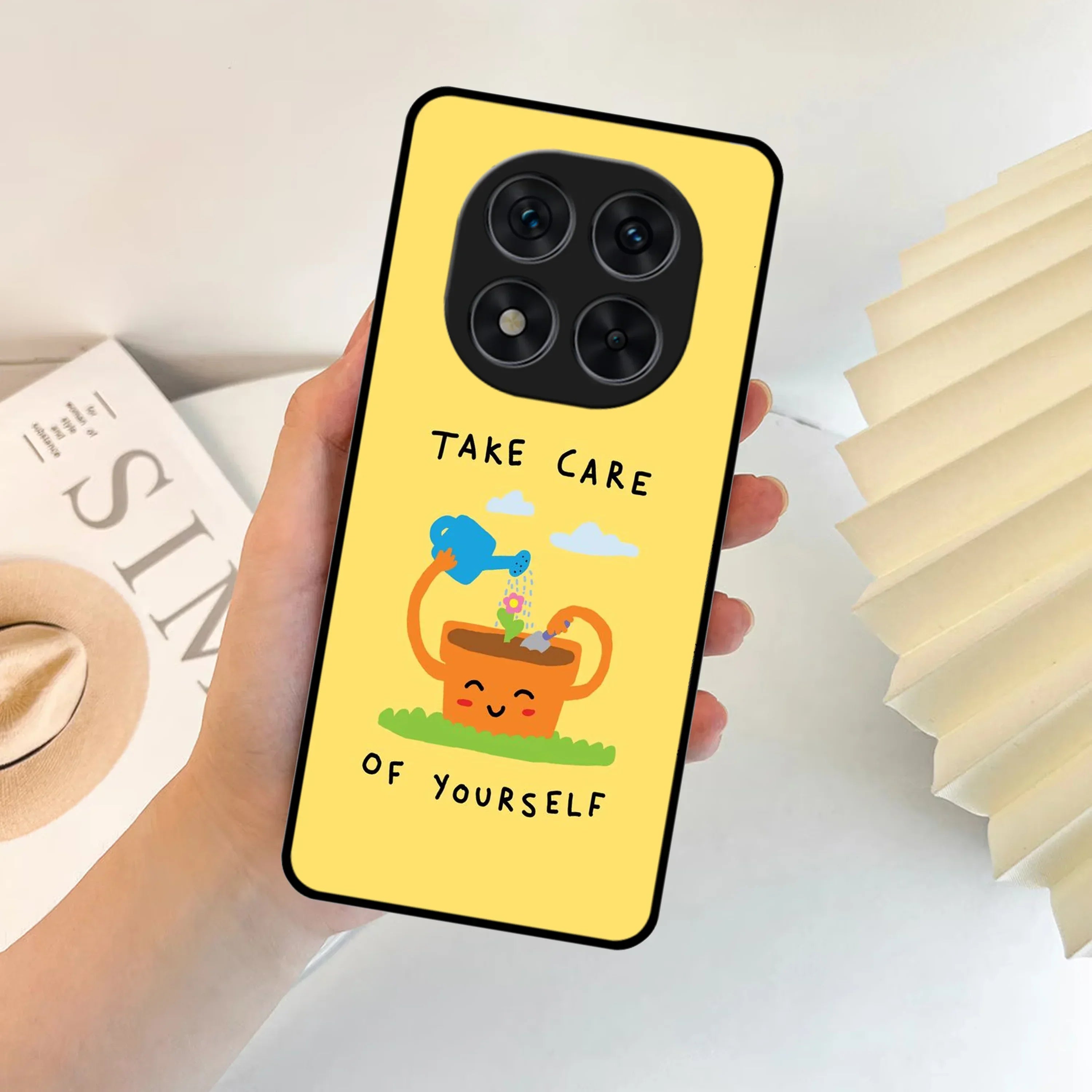 Take Care Glossy Metal Case Cover For Redmi - ShopOnCliQ