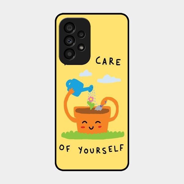 Take Care Glossy Metal Case Cover For Samsung Galaxy A53 5G