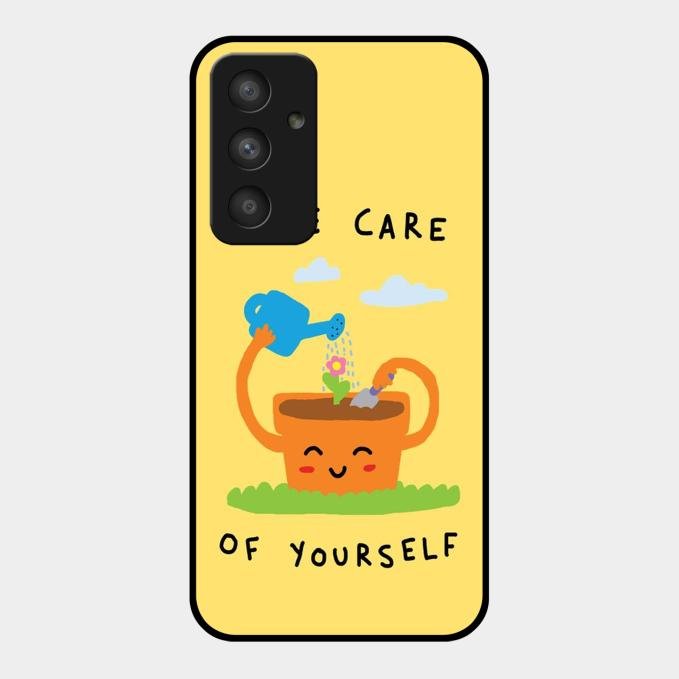 Take Care Glossy Metal Case Cover For Samsung Galaxy A54 5G