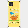 Take Care Glossy Metal Case Cover For Samsung Galaxy F42 5G