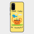 Take Care Glossy Metal Case Cover For Samsung Galaxy S20