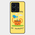 Take Care Glossy Metal Case Cover For Vivo T1 Pro 5G