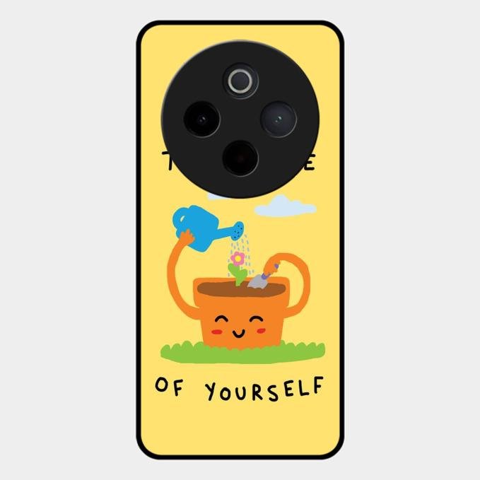 Take Care Glossy Metal Case Cover For Vivo T4 5G