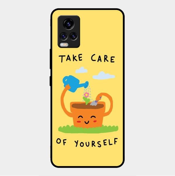 Take Care Glossy Metal Case Cover For Vivo V20 Pro 5G