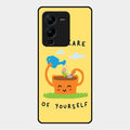 Take Care Glossy Metal Case Cover For Vivo V25 Pro 5G