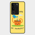 Take Care Glossy Metal Case Cover For Vivo V29 Pro 5G