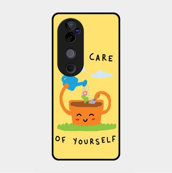 Take Care Glossy Metal Case Cover For Vivo V40 Pro 5G