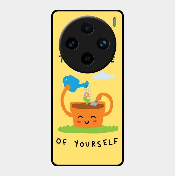 Take Care Glossy Metal Case Cover For Vivo X100 Pro 5G