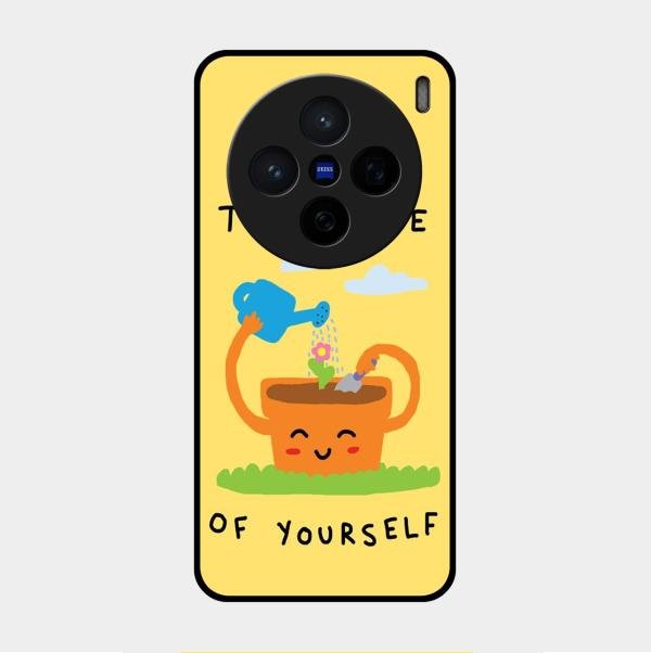 Take Care Glossy Metal Case Cover For Vivo X200 5G