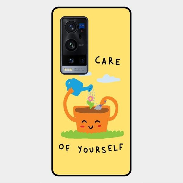 Take Care Glossy Metal Case Cover For Vivo X60 Pro Plus 5G