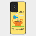 Take Care Glossy Metal Case Cover For Vivo Y02T