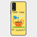 Take Care Glossy Metal Case Cover For Vivo Y20T