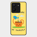 Take Care Glossy Metal Case Cover For Vivo Y36