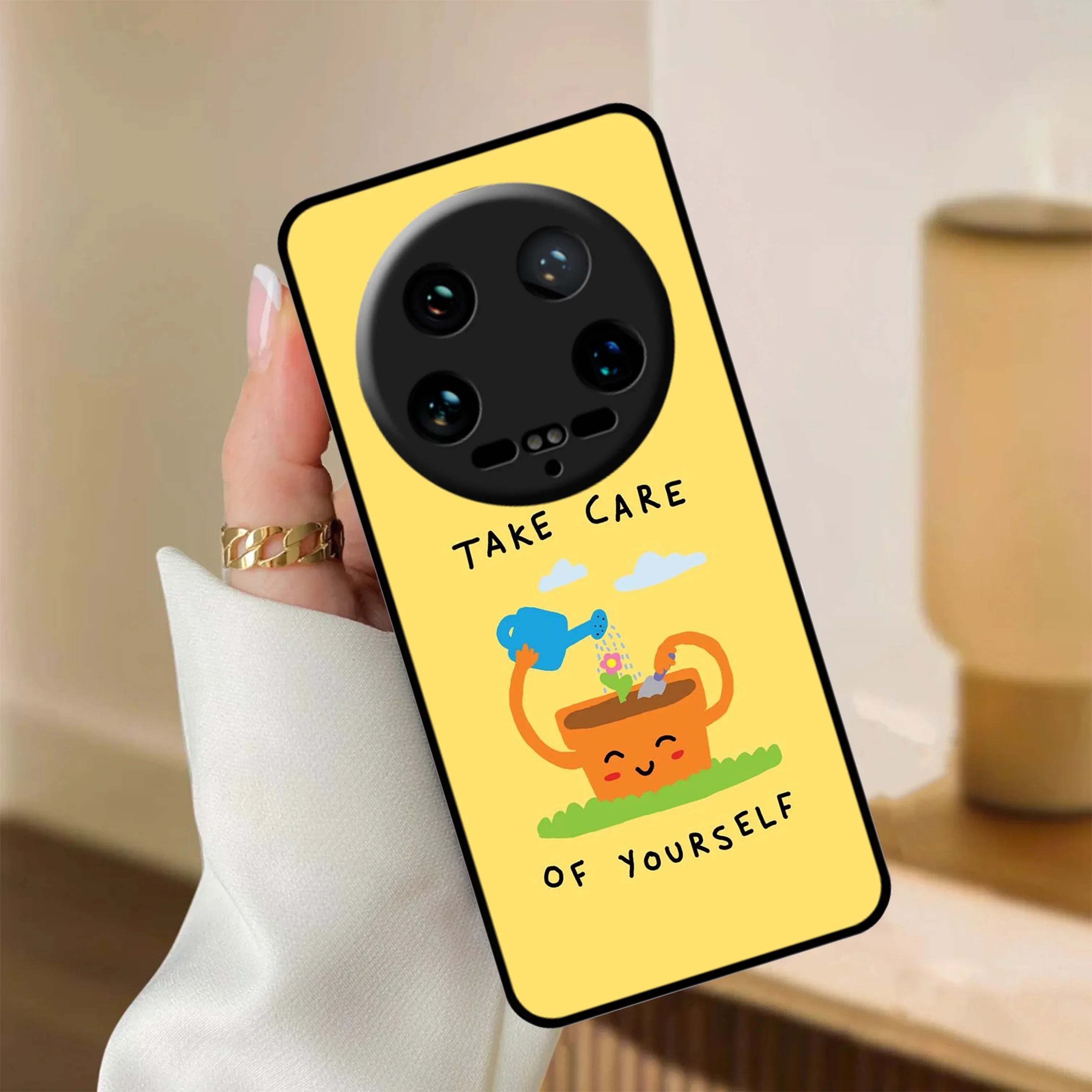 Take Care Glossy Metal Case Cover For Redmi - ShopOnCliQ